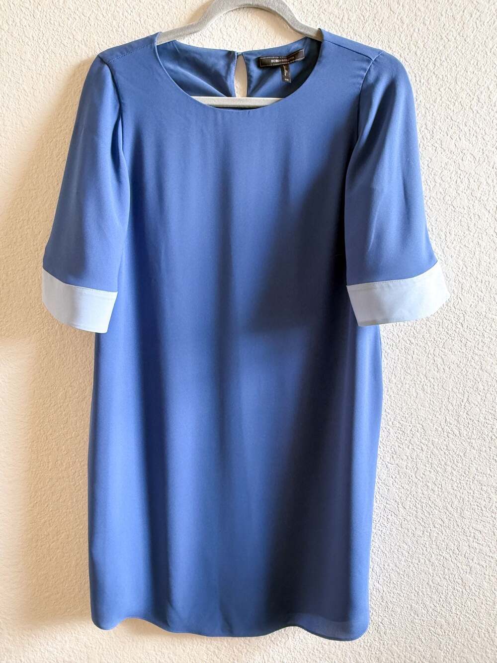 BCBGMAXAZRIA Philippa Color-Blocked Shift Dress
